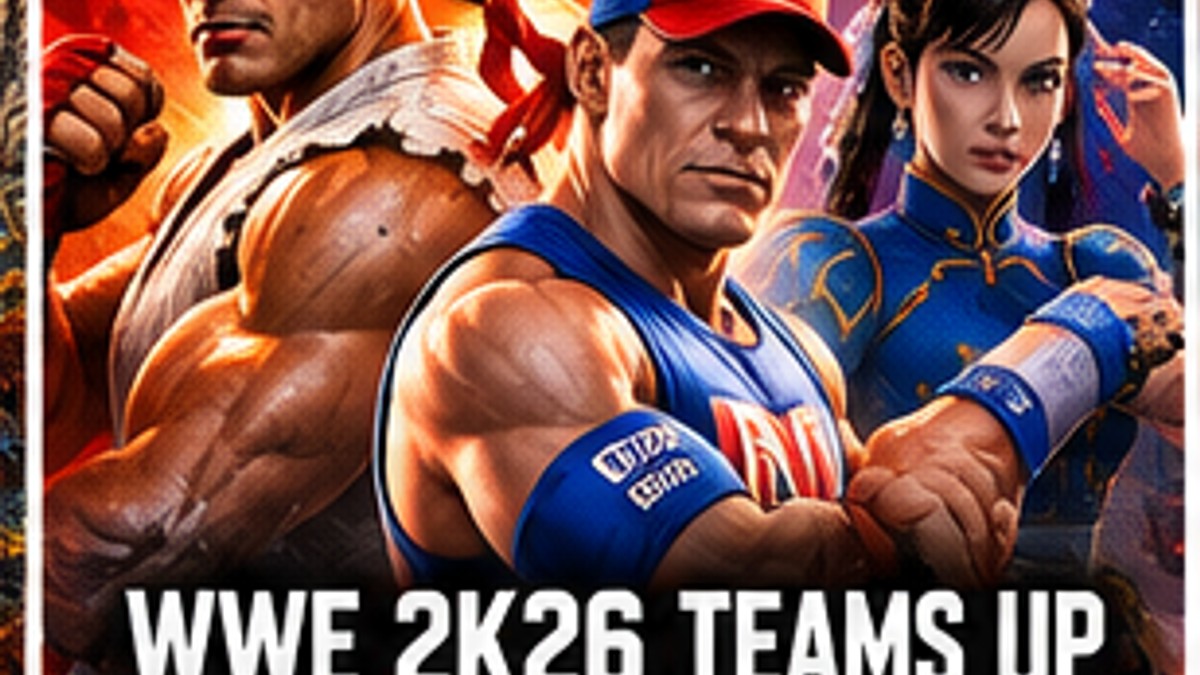 WWE 2K26 Teams Up With Street Fighter for Unusual Wrestling Action Figure DLC — original editorial gaming news illustration