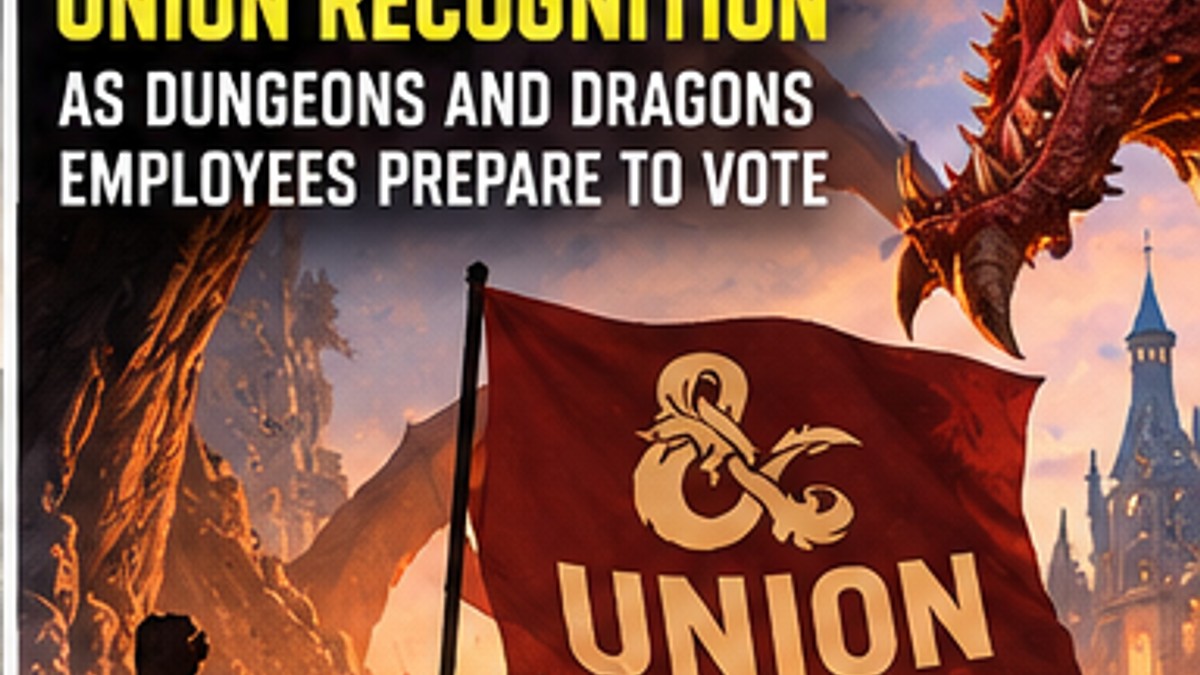 Wizards of the Coast Refuses Voluntary Union Recognition as Dungeons and Dragons Employees Prepare to Vote — original editorial gaming news illustration