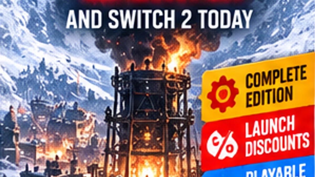 Frostpunk Arrives on Nintendo Switch and Switch 2 Today With Complete Edition and Launch Discounts — original editorial gaming news illustration