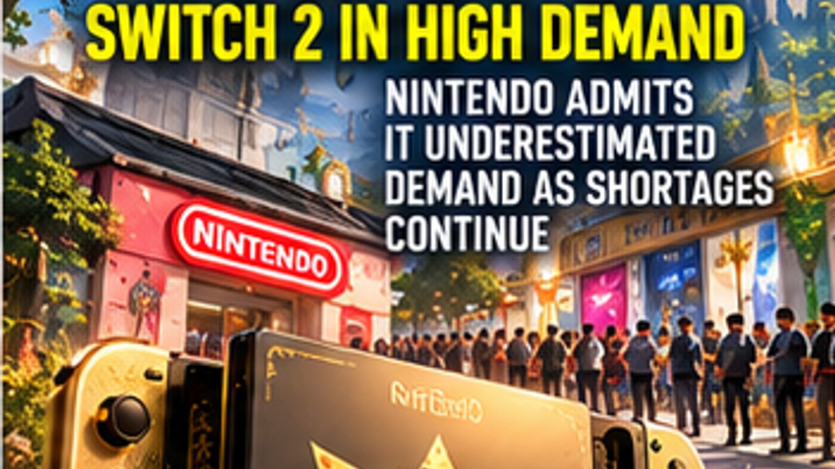 Nintendo Admits It Underestimated Demand for Zelda Anniversary Switch 2 as Worldwide Shortages Continue — original editorial gaming news illustration