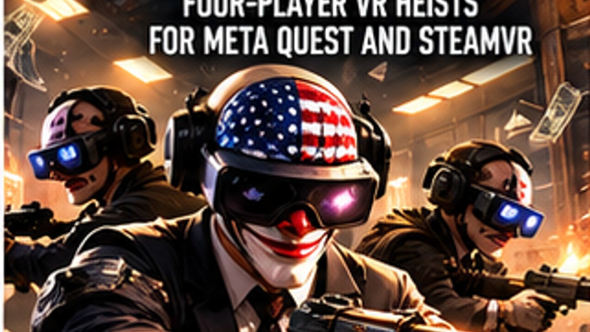 PAYDAY Aces High Sets November 5 Launch Date for Four-Player Virtual Reality Heists — original editorial gaming news illustration