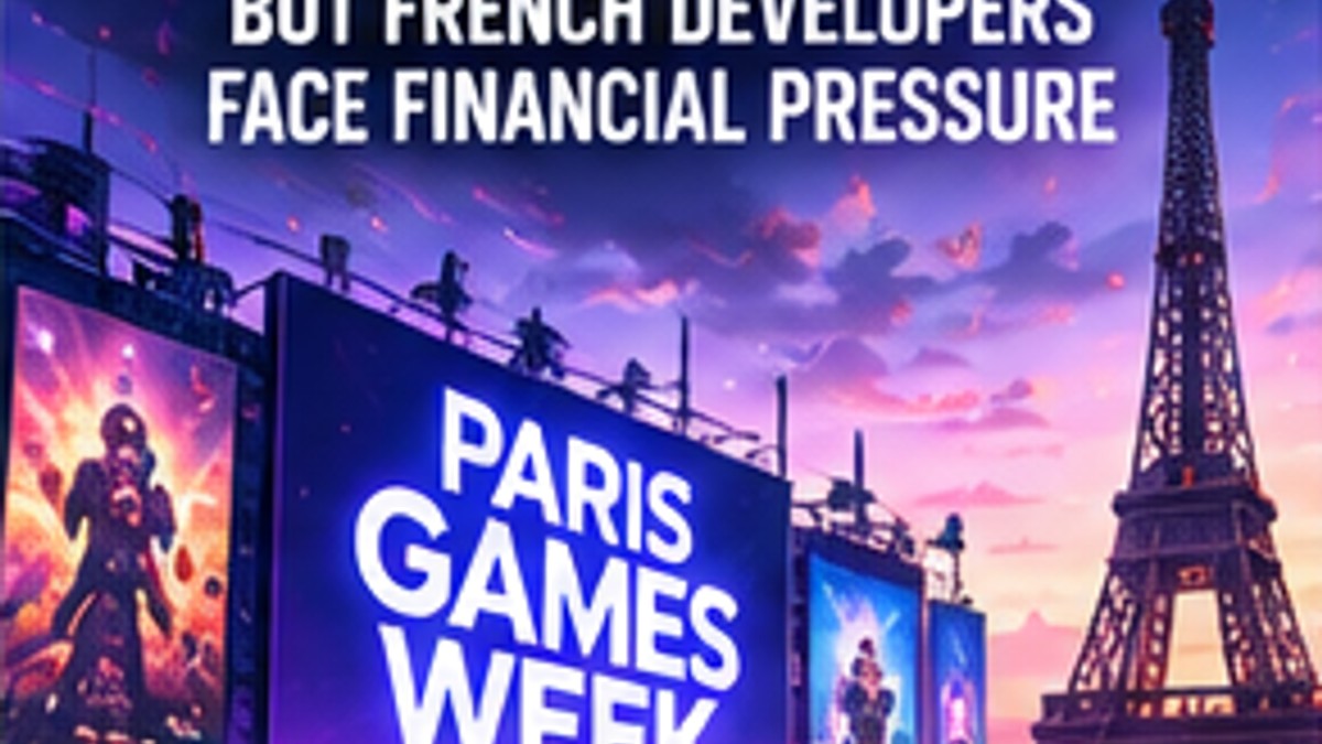 Paris Games Week Opens Amid Financial Pressure on French Game Developers — original editorial gaming news illustration