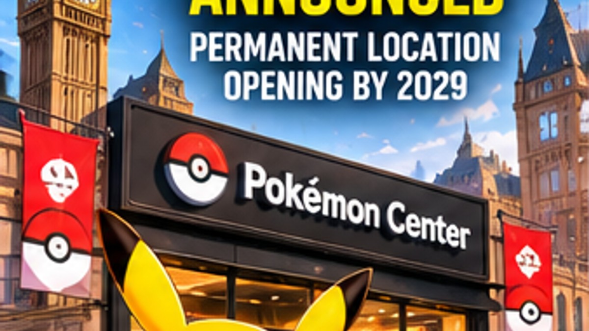 Pokémon Plans Permanent London Retail Store as International Expansion Continues — original editorial gaming news illustration