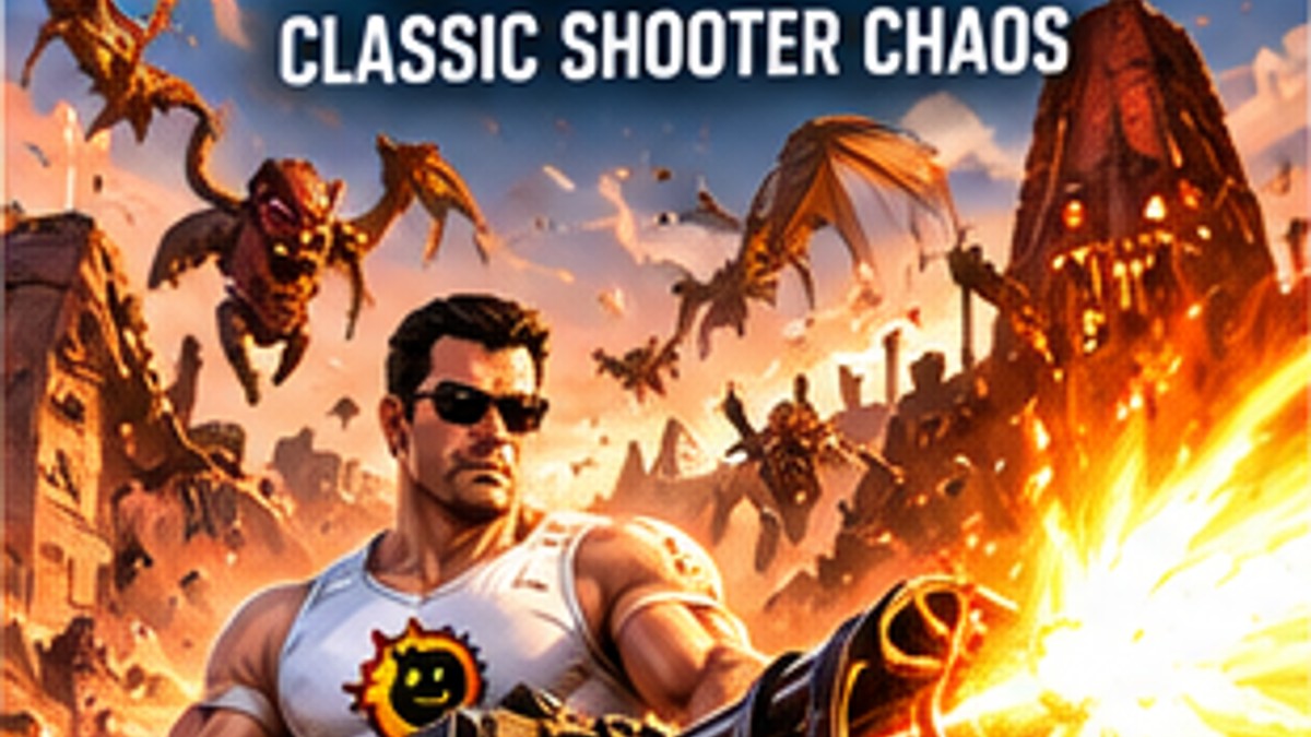 Serious Sam The Third Encounter Announced by Croteam and Devolver Digital — original editorial gaming news illustration