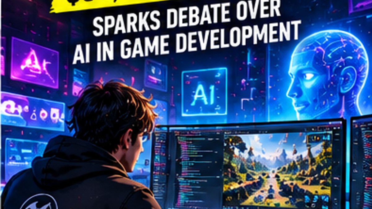 Epic Games AI Game Jam Highlights Growing Debate Over Automated Game Development — original editorial gaming news illustration