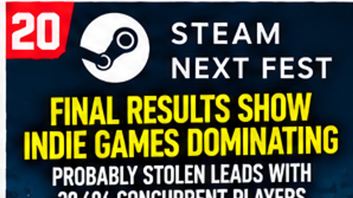 Steam Next Fest Final Results Show Independent Games Dominating Player Attention — original editorial gaming news illustration
