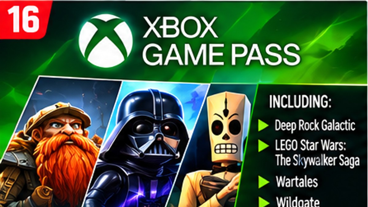 Nine Games Leave Xbox Game Pass Today Including Deep Rock Galactic and LEGO Star Wars — original editorial gaming news illustration