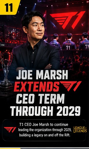 Joe Marsh extends T1 CEO term through 2029