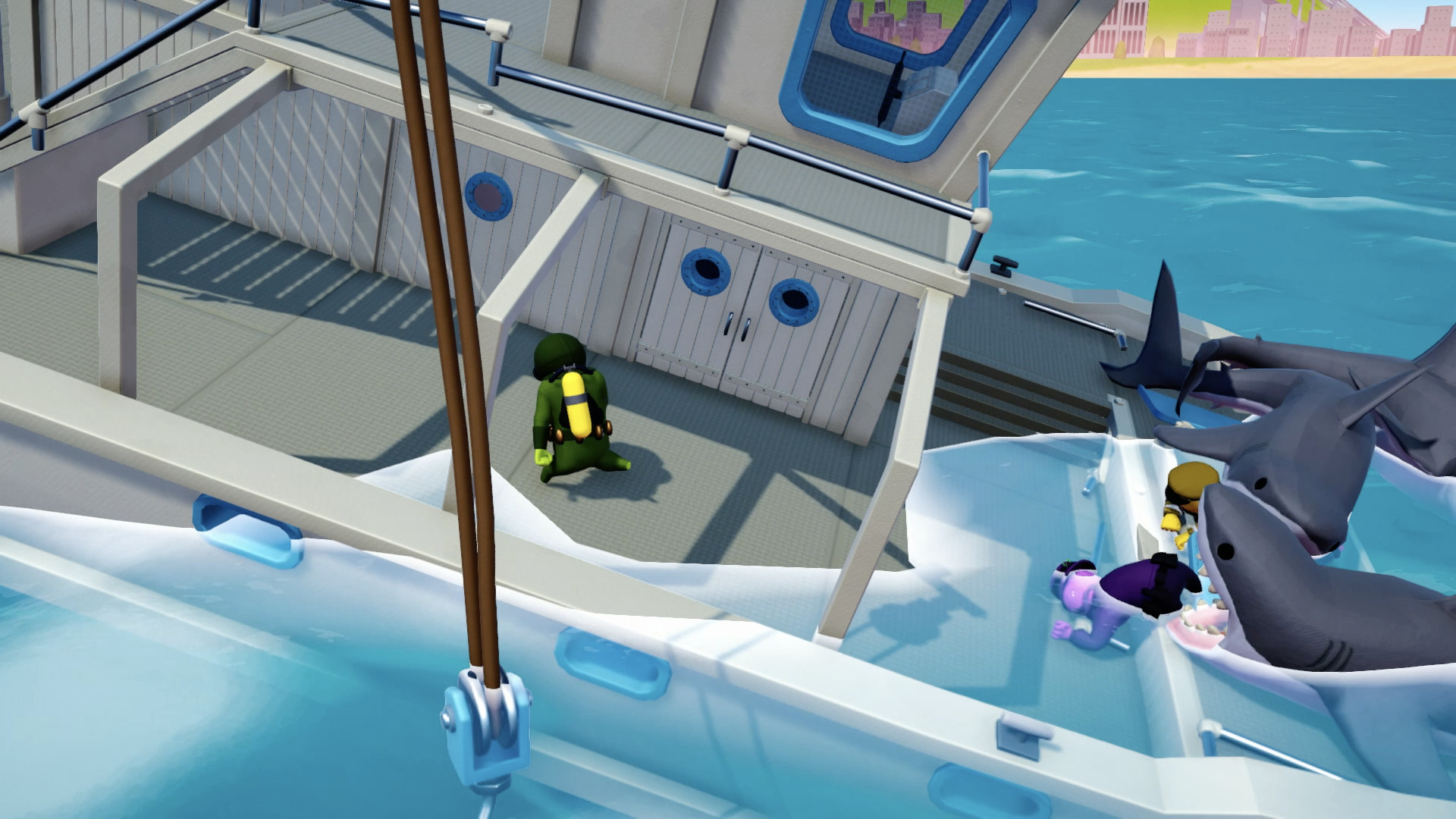 High-stakes arena hazards and chaotic environmental dangers