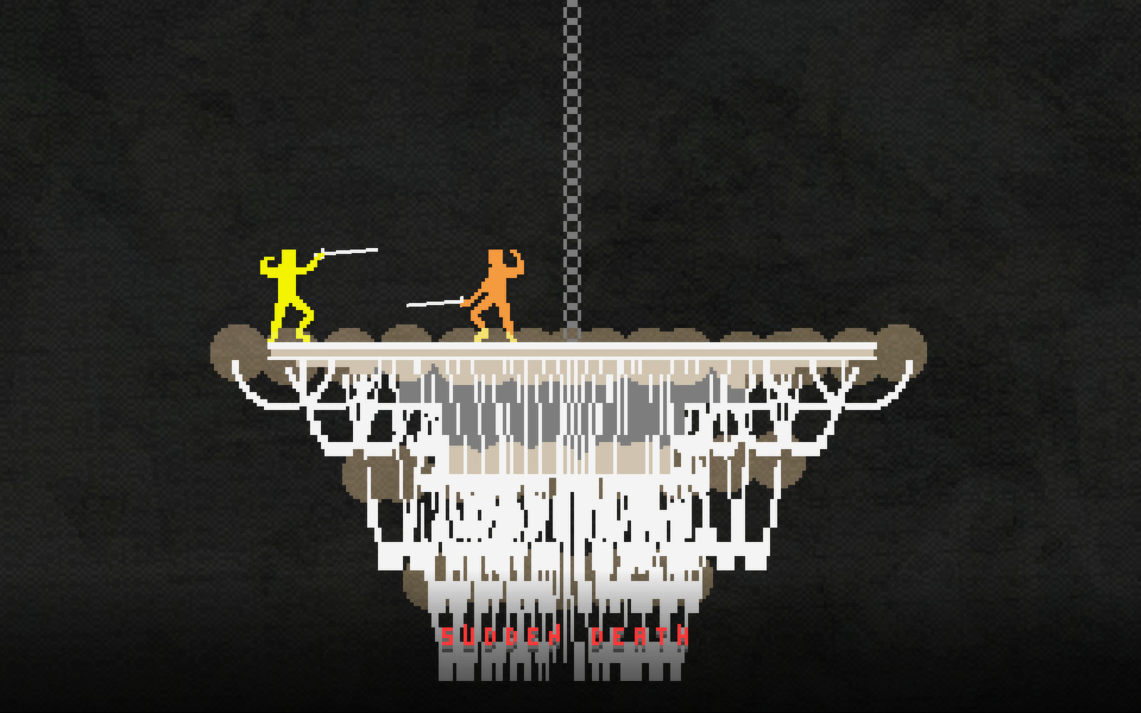 Fast-paced fencing duel and tense territorial tug-of-war