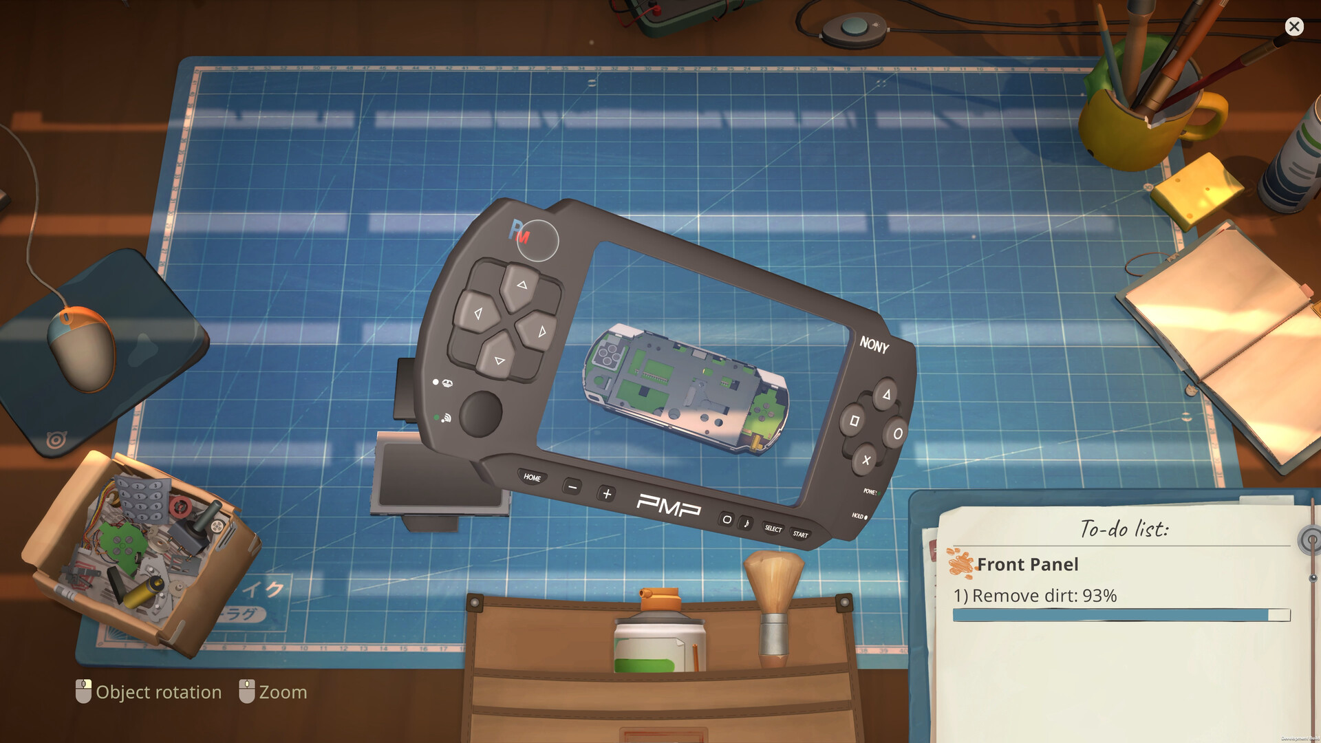Disassembling and repairing faulty components
