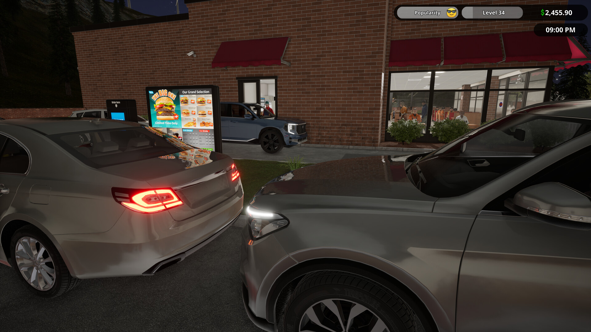 Confused crew trying to keep up with incoming burger orders