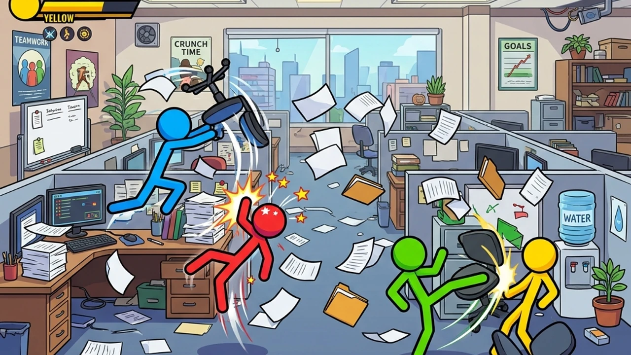 Silly combat and corporate climbing